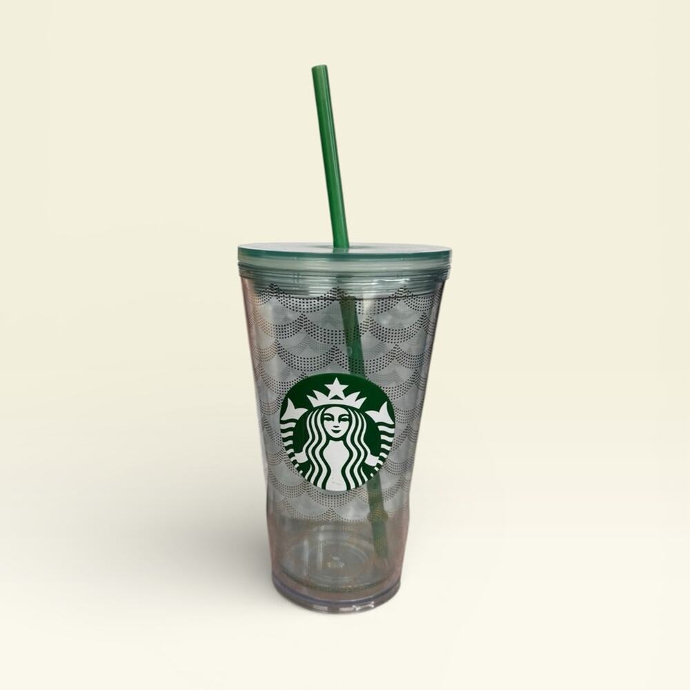 Starbucks Mermaid Scale Cold Cup Grande Tumbler NEW